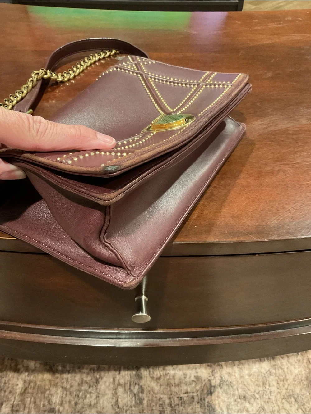 Dior structured crossbody